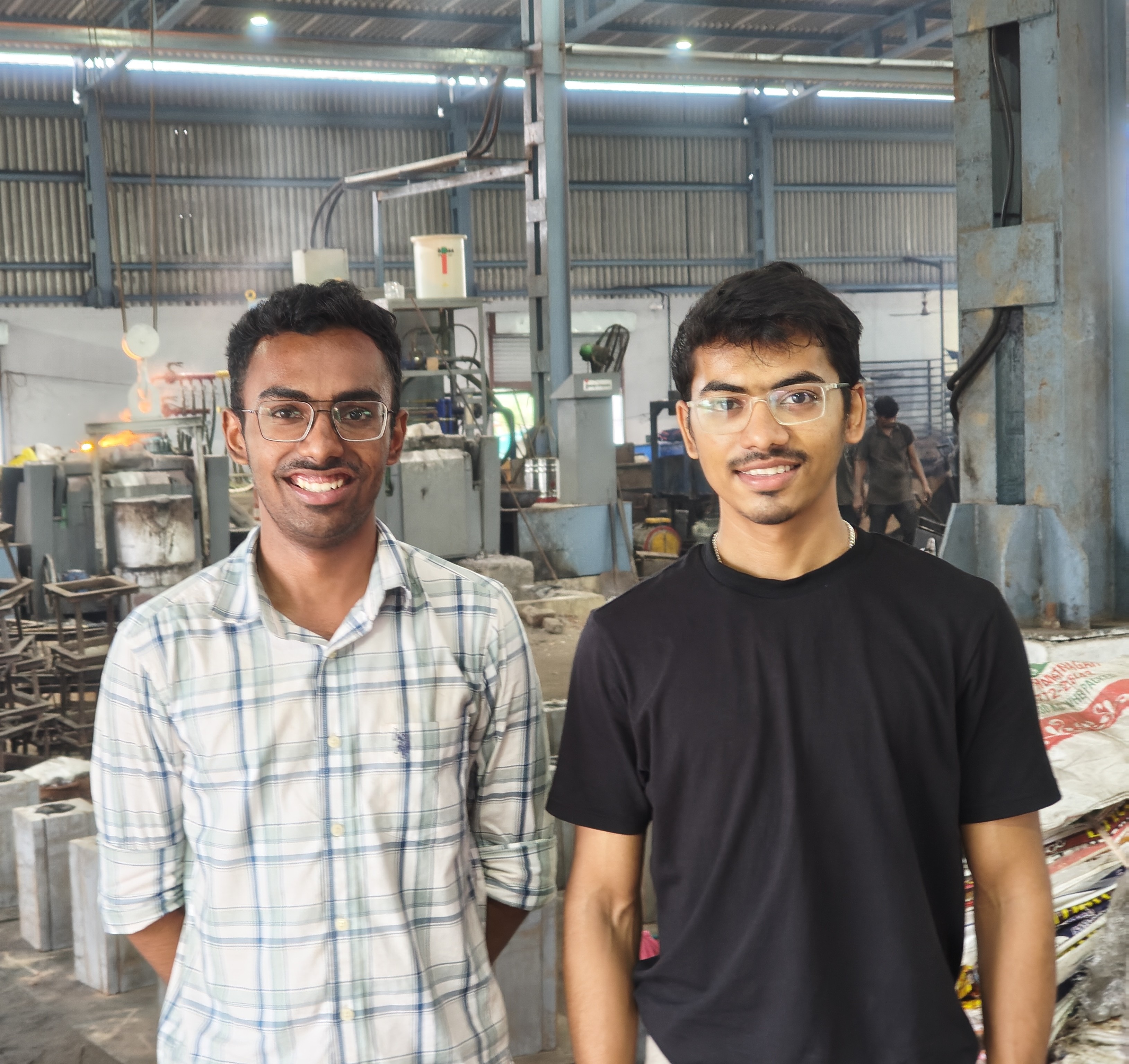 Viraj Warhade & Vansh Mehta - Intro card 1 - Foundry industry